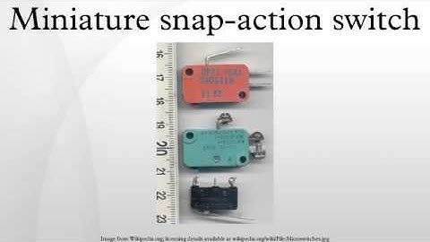 Miniature snap-action switch