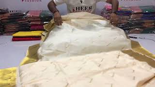 Soft rich banarasi silk saree with gold zari weaving work. screenshot 5