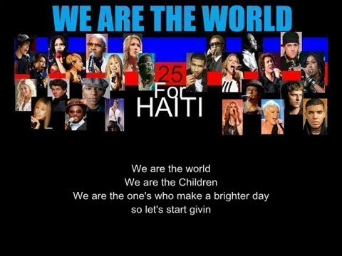 We Are The World 25 For Haiti YouTube