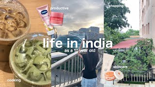 Day in my life in india 🍁 | aesthetic vlog Indian | slice of life | shopping