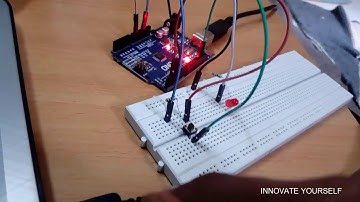 CONTROLLING LED USING BUTTON | ARDUINO WITH IOT | PART 4