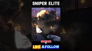КРАСИВО БАХНУЛО ЖЕСТКИЙ СНАЙПЕР TOUGH SNIPER ▄︻デ╦═一━💥Sniper Elite 4 #shorts #funny  #gameplay