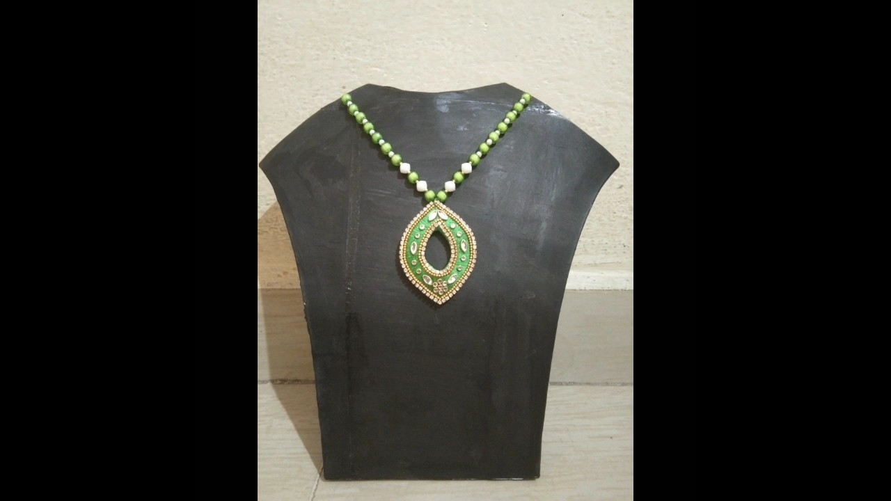 Handmade Silk Thread Necklace Making 