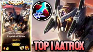 Download lagu WILD RIFT MECHA AATROX EXQUISITE EDITION - TOP 1 AATROX GAMEPLAY - SOVEREIGN RANKED