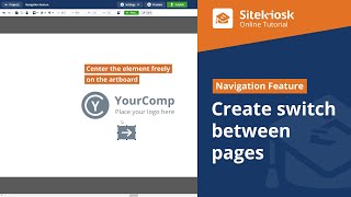 Create switch between pages - SiteKiosk Online Tutorial