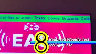 WFAA Required Weekly Test (EAS #420) (FIRST VIDEO On iMovie).