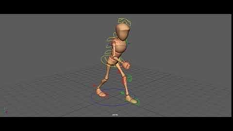 3D | Bony walk Cycle Angry version