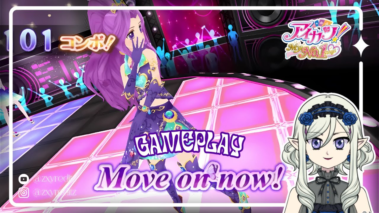 Aikatsu! My No.1 Stage (AMN1S) | Move on Now 4* Gameplay - YouTube