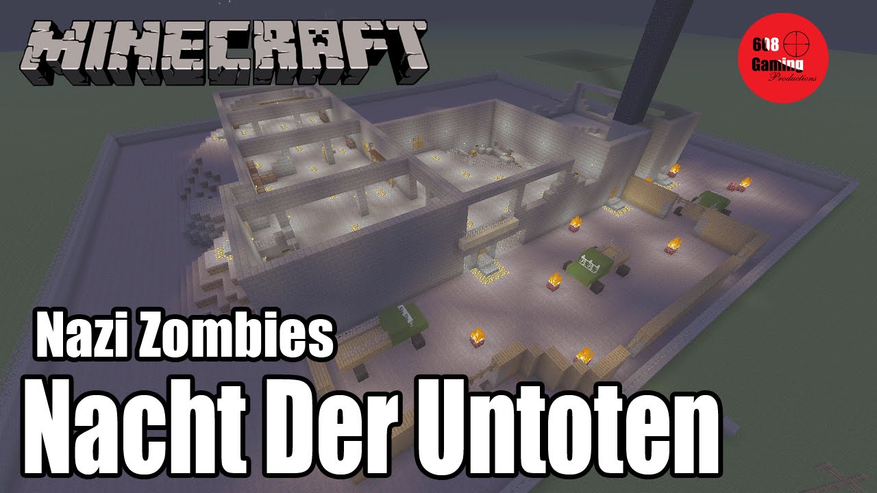 Minecraft Nazi Zombies Map Nacht Der Untoten Youtube