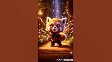 Red Panda the Explorer! Treasure Map in the Jungle 🧭🌳 | Adventure Begins! #shorts