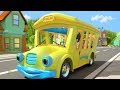 Wheels on the Bus | Kindergarten Nursery Rhymes for Children | Cartoon Song by Little Treehouse