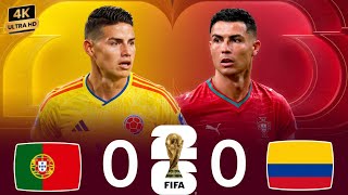 🇵🇹 PORTUGAL HELD TO 0-0! Final Group Stage Battle vs Colombia 🔥| 4K