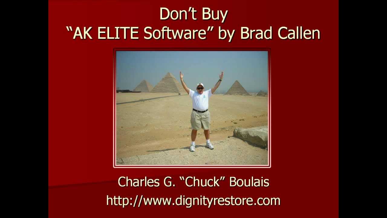 DON'T BUY AK Elite by Brad Callen; AK Elite VIDEO REVIEW