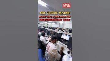 SBI CLERK MAINS Mock Test & Explanation | Dilsukhnagar IACE