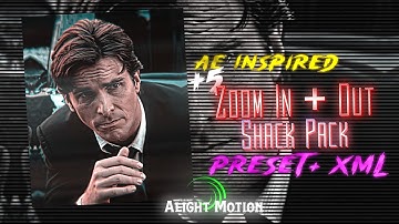 Smooth Zoom In + Out Shake like Ae | Alight Motion