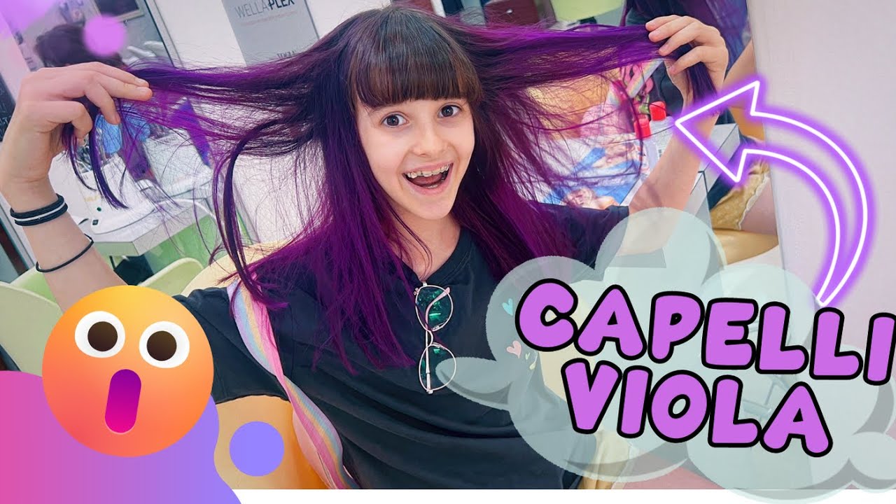 🦄💜 CAPELLI VIOLA 🙀 per Alyssa 💜💇‍♀️