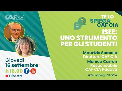 #TeLoSpiegaCAFCIA - ISEE: uno strumento per gli studenti