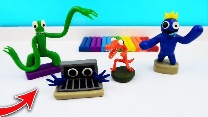 ROBLOX  Making Rainbow Friends Sculptures - Blue Monster : r/2Tclay