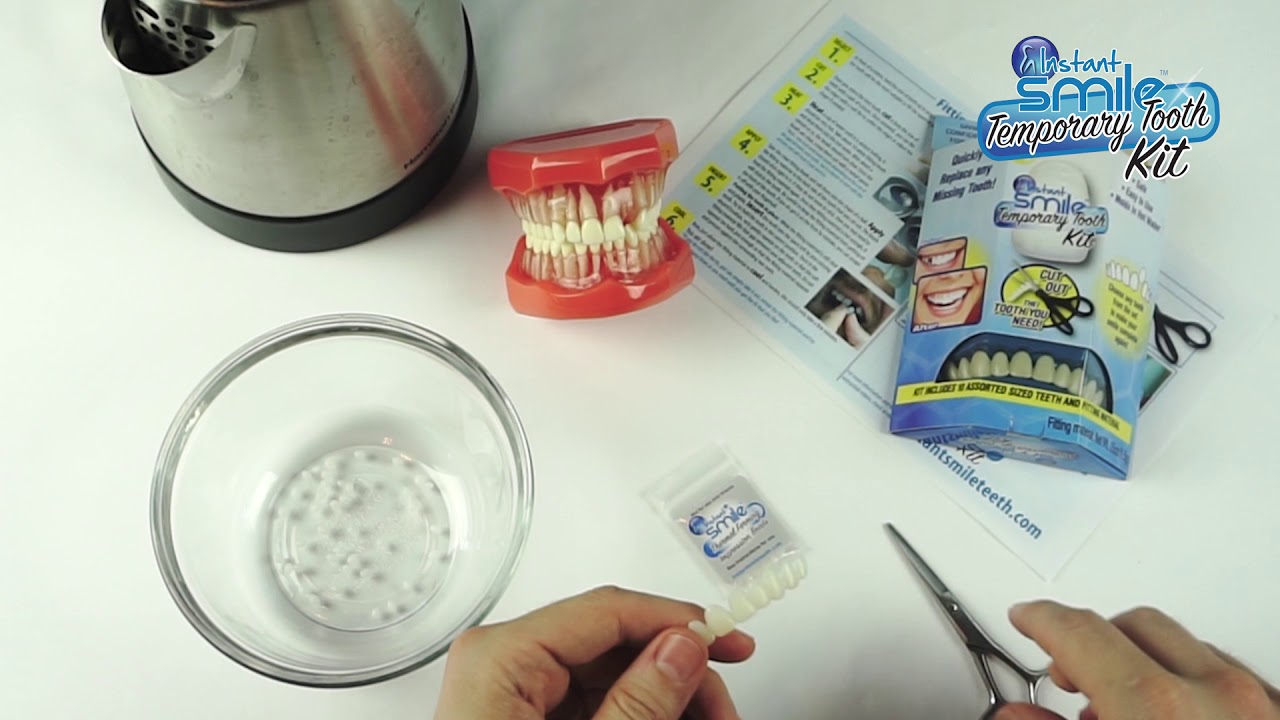 Tooth Repair Kit-Thermal Fitting Beads Granules and Fake Teeth for  Temporary Fixing Missing and Broken Tooth，Replace a Missing Tooth in  Minutes for