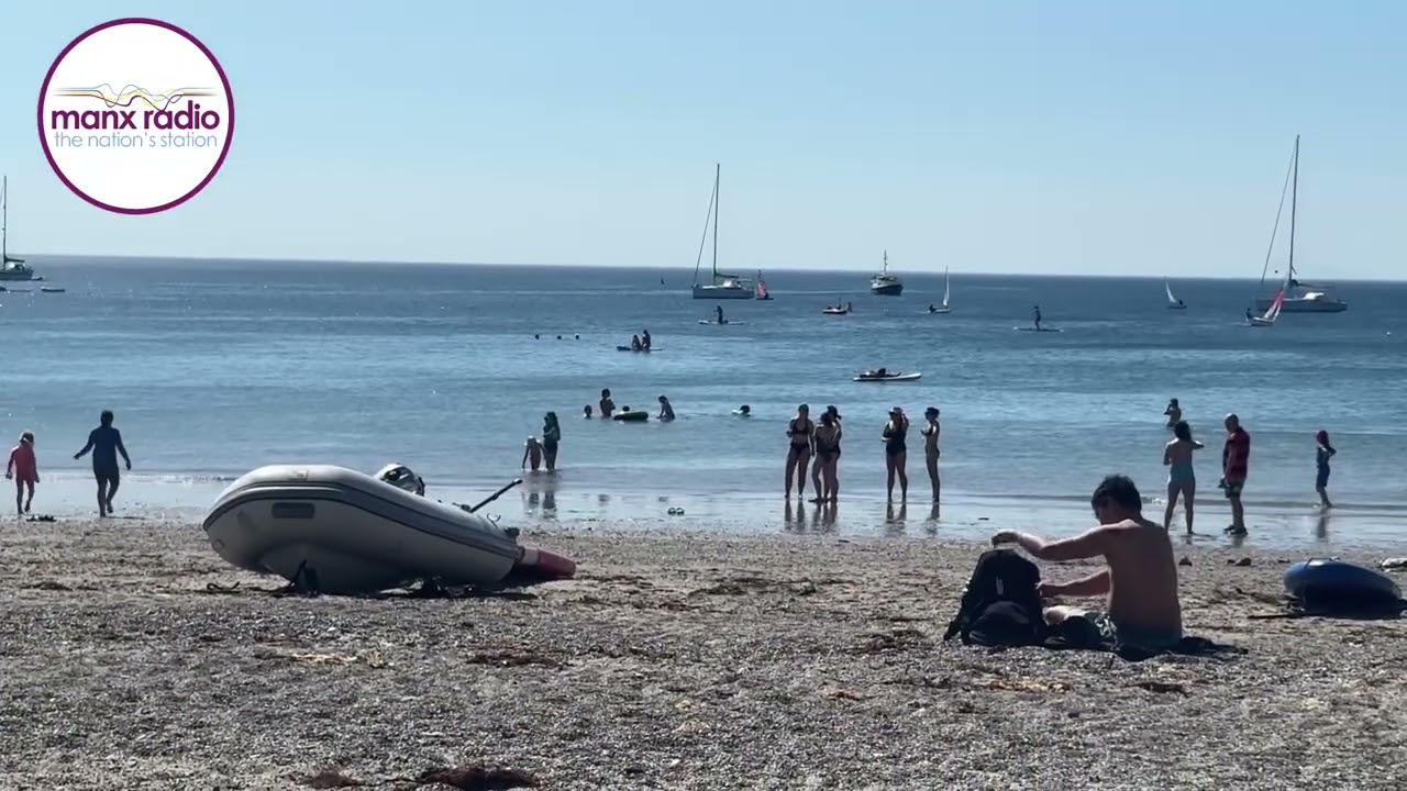 Port Erin Beach in the sun 
