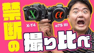 Sony α7S III フルサイズなのに敗北？？？禁断の撮り比べ対決 FUJIFILM X-T4 定番フィルムシミュレーションと大評判のソニー新クリエイティブルック！αかXか？どちらがいい画だ？