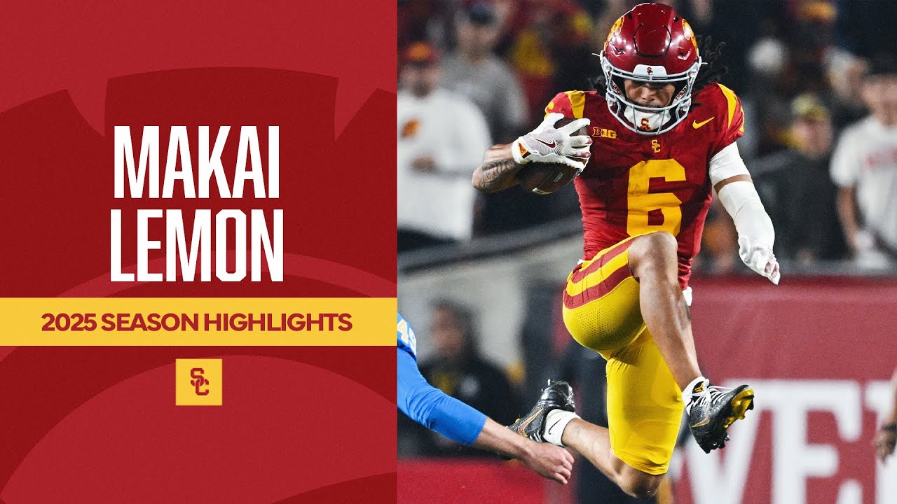 USC WR Makai Lemon 2025 Highlights | Biletnikoff Award Winner