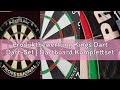Produktbewertung Kings Dart Dart-Set | Dartboard Komplettset: Turnier-Dartscheibe + Dart-Surround |
