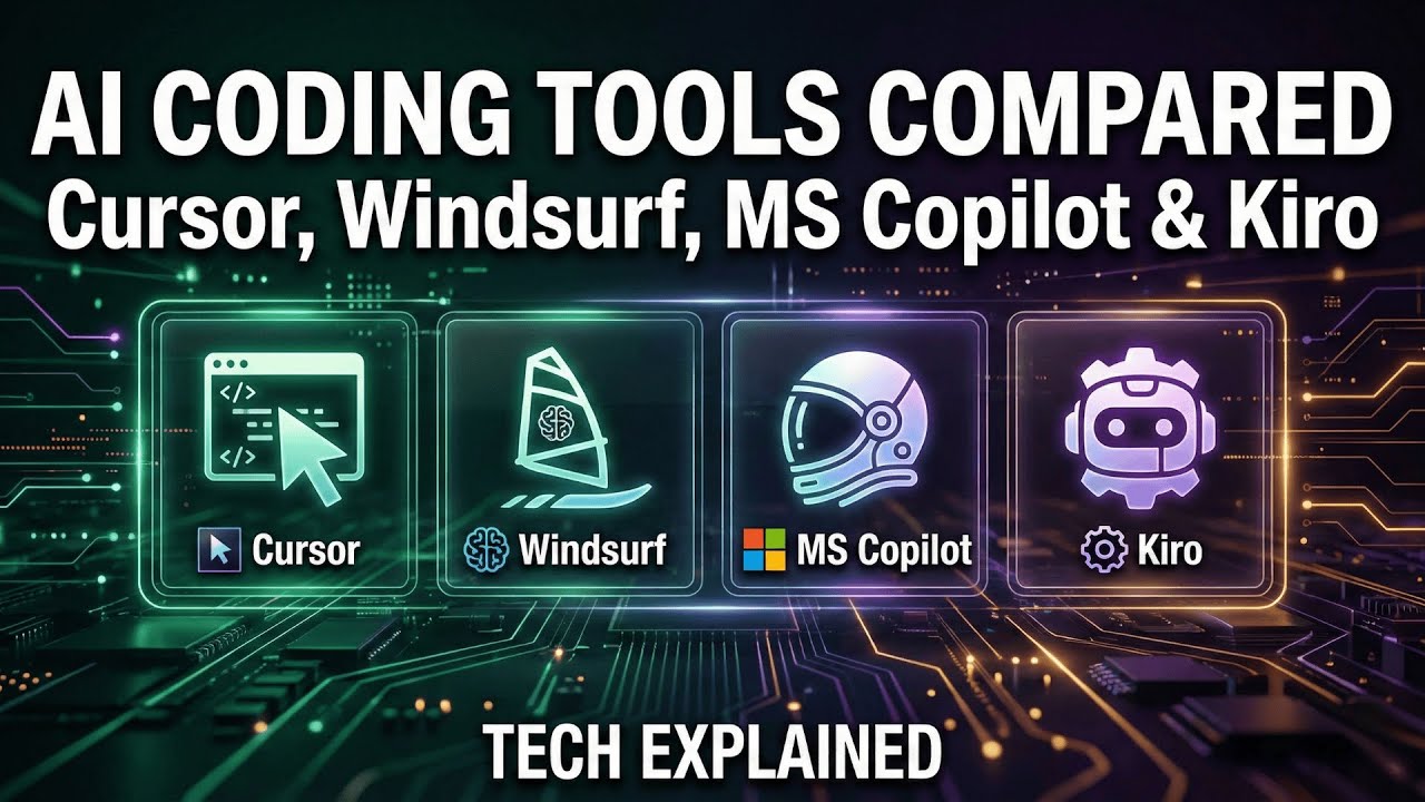 Learn AI Part 12 | AI Coding Tools Compared - Cursor, Windsurf, MS ...