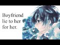 【M4F】Boyfriend lie to her for her《ENG SUB》《Japanese yandere boyfriend voice acting ASMR》