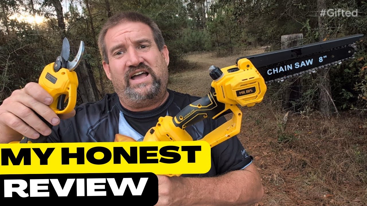 Cut High Branches Without Climbing a Ladder 4-in-1 Cordless Pole Saw & Shears for DeWalt 20V Battery