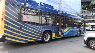 (Post-QBNR Phase 2) MTA Bus #9066 on the Q6 to Jamaica Bus Terminal at Sutphin Blvd & 94th Av