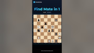 99% of Players Overthink This Simple Checkmate, But The Move is Obvious! | Mate in 1 #shorts #chess
