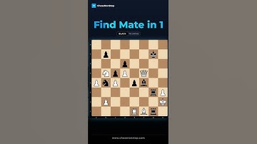 99% of Players Overthink This Simple Checkmate, But The Move is Obvious! | Mate in 1 #shorts #chess