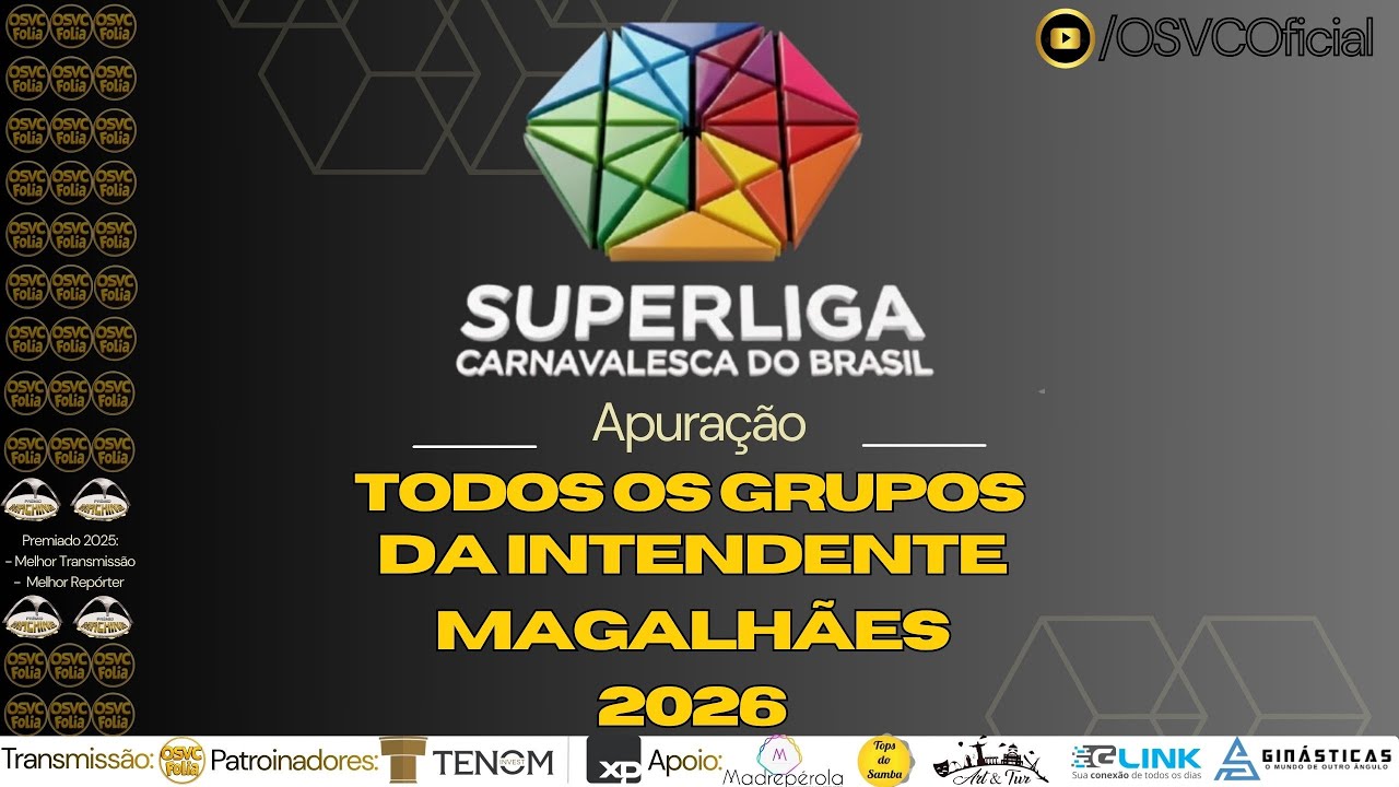 AO VIVO 🔴 Apuração Geral | Série Prata, Bronze e Avaliação | Carnaval 2026 | OSVC Folia
