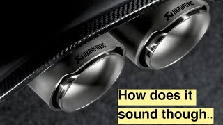 BMW M3 Akrapovic + AA EL Midpipe / BEST F80 EXHAUST SOUND