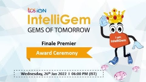 TCS iON IntelliGem 2021-22 | Grand Finale Award Ceremony