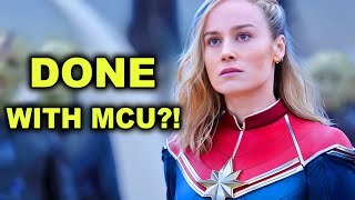 IS BRIE LARSON DONE WITH THE MCU?!