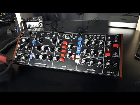 SoundsAndGear Live - Behringer Model D Just Arrived!