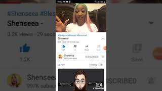 Shenseea using the wrong app for live *very funny*