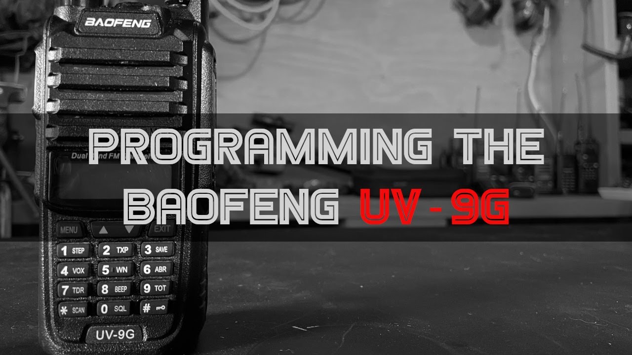 Как запрограммировать радиостанцию ​​Baofeng UV-9G GMRS
