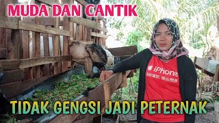 Wanita Muda Dan Cantik Jadi Peternak Kambing