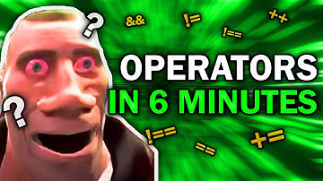 Learn ALL JavaScript Operators In 6 MINUTES