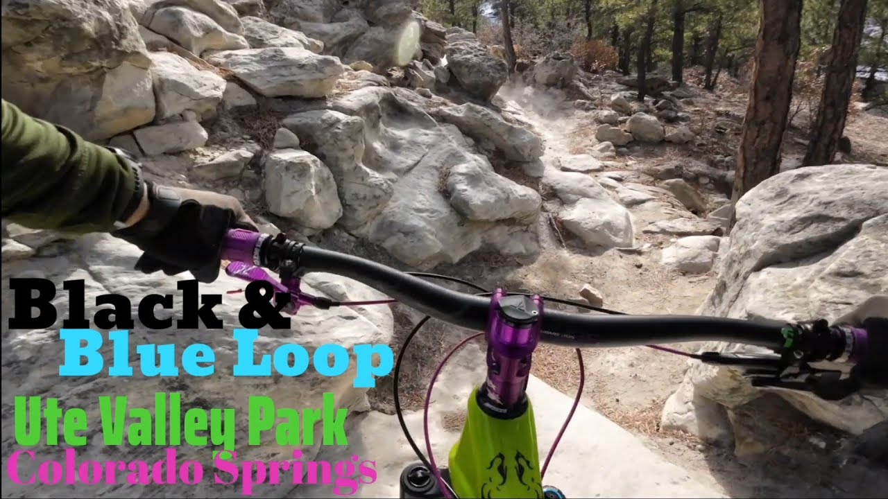 Colorado Springs Mountain Biking: Black & Blue Loop - Ute Valley Park # ...