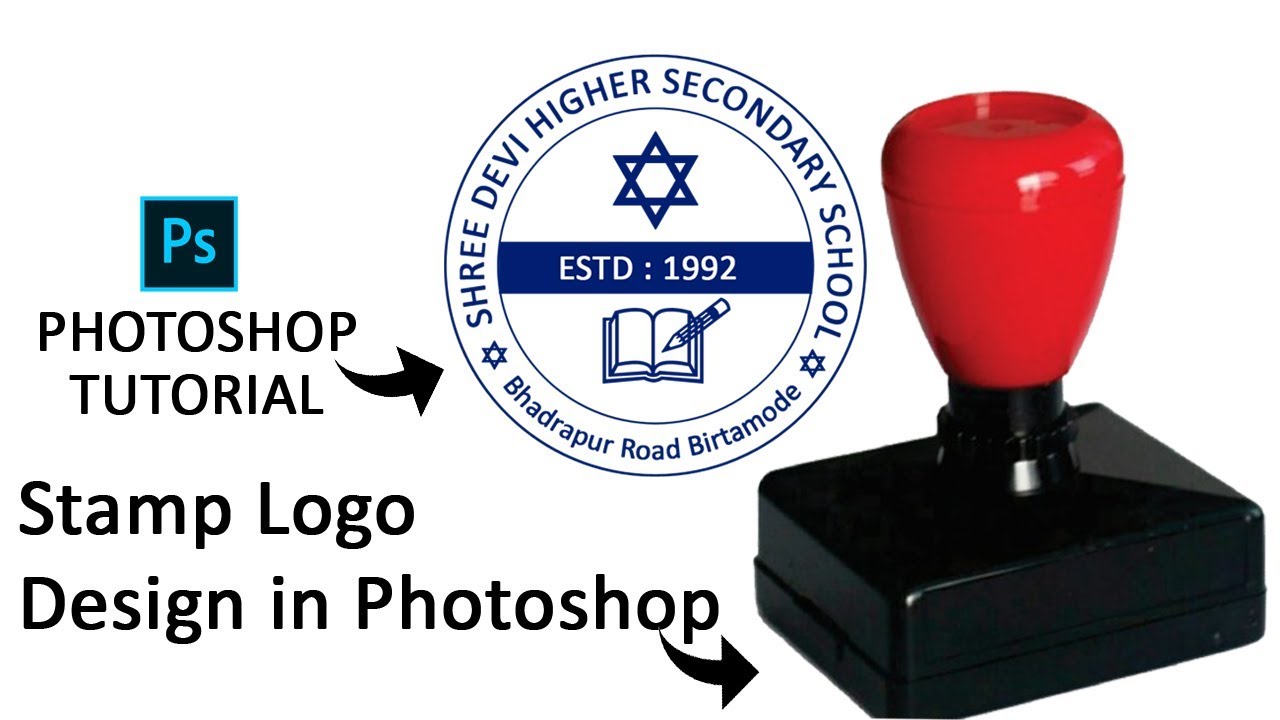 stamp logo design