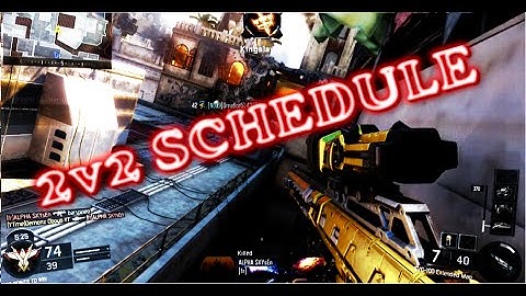 2v2 Sniper Tournament Schedule