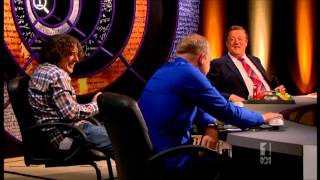 Alan Davies gets "Set-Up" by Stephen Fry for a "Real" Shock on QI!