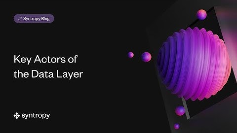 The Syntropy Data Layer’s Core Players and Their Roles