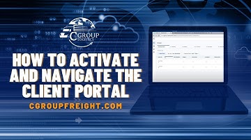 How To Navigate C-Group Logistics Client Portal