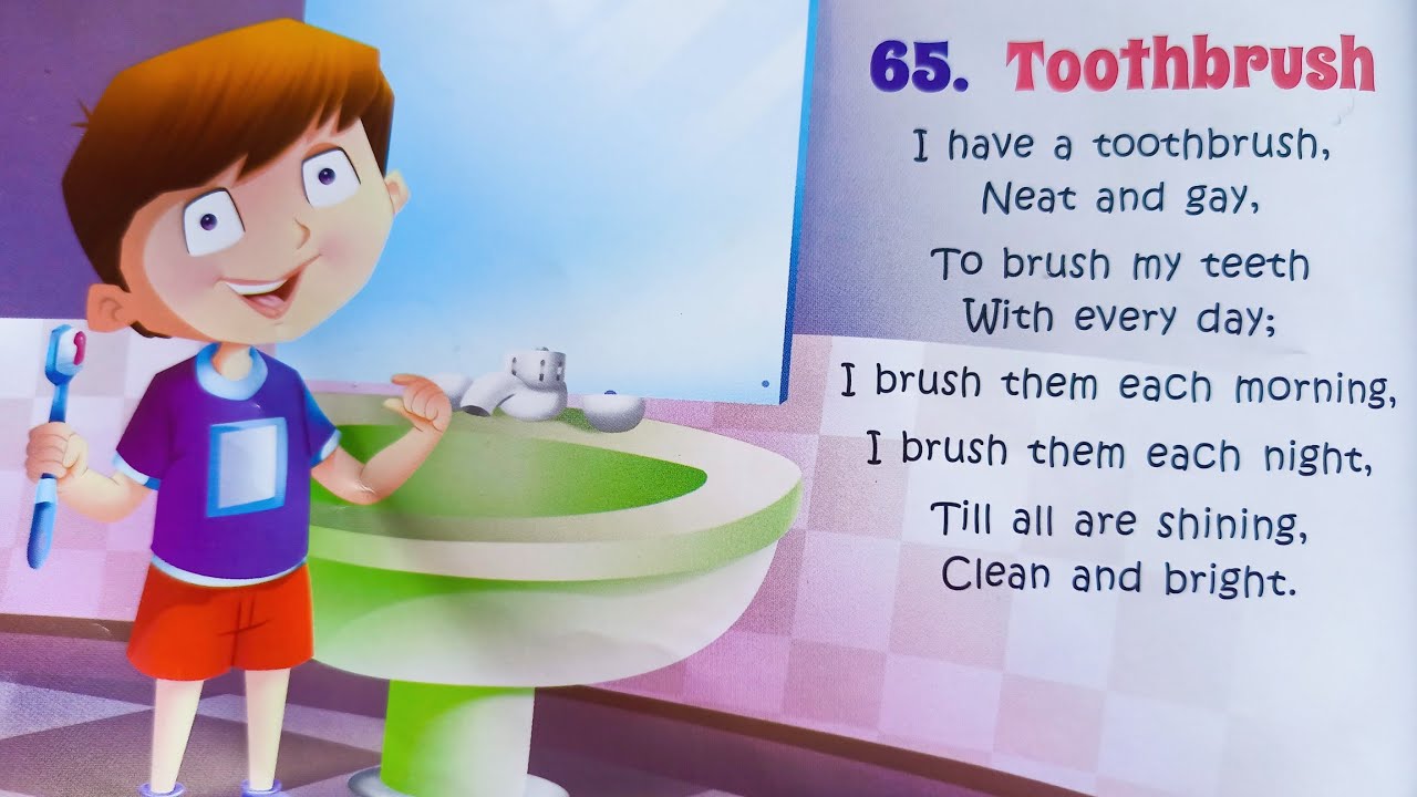 Toothbrush Nursery Rhymes Songs & Poems JrKg SrKg Lkg कॉमन
