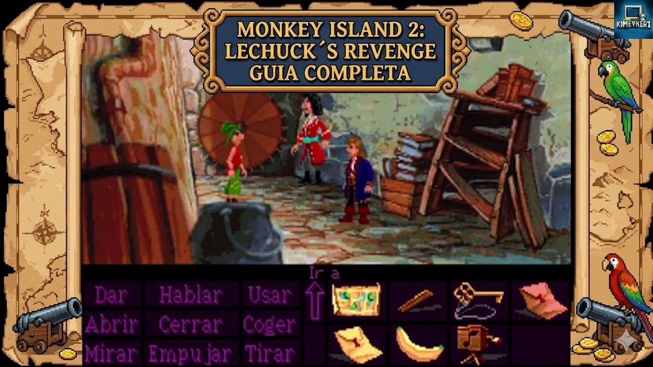 * MONKEY ISLAND 2 PC DOS * GUIA COMPLETA EN ESPAÑOL * LUCASARTS  1991 * AVENTURA GRAFICA *